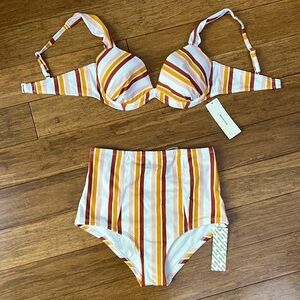 NEW URBAN OUTFITTERS High Waist 2 pc Bikini sz M